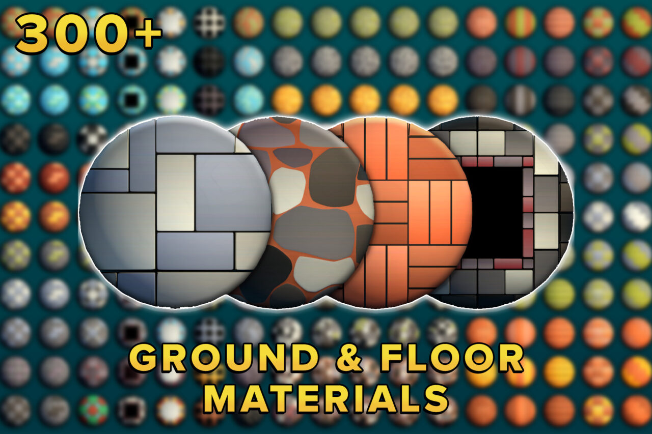 300 Stylized PBR Ground Surface Materials Brick Wood Stone Marble   2D Textures Materials   Unity Asset Store
