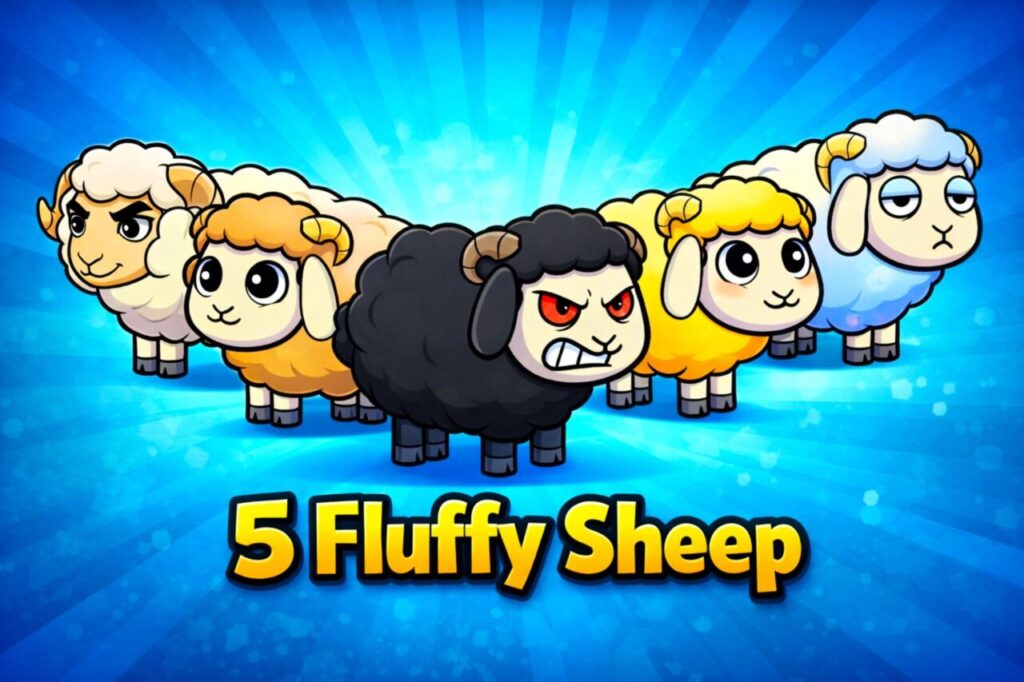 5 Fluffy Sheep 2D Animated Character Pack   2D Characters   Unity Asset Store
