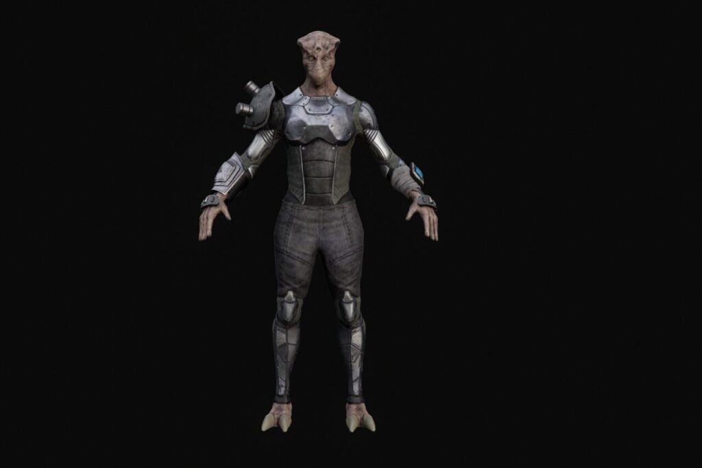 Alien sci fi warrior 01   Characters   Unity Asset Store