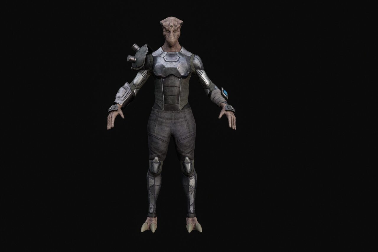 Alien sci fi warrior 01   Characters   Unity Asset Store