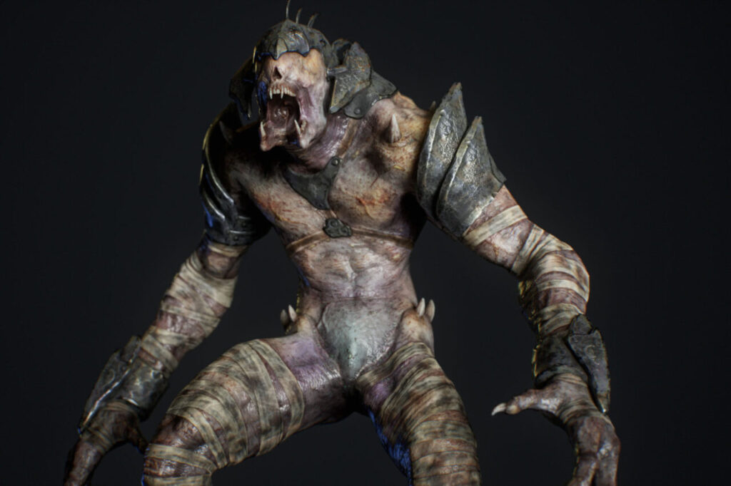 Armored Demon Berserker   3D Creatures   Unity Asset Store