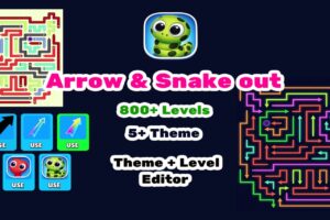 Arrow Snake Escape Puzzle 800 Level 5 Theme Complete Game Template Editor   Packs   Unity Asset Store