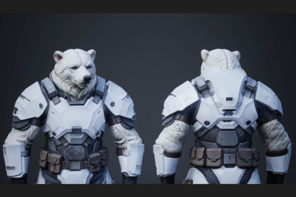Bear Soldier 1   Characters   Unity Asset Store