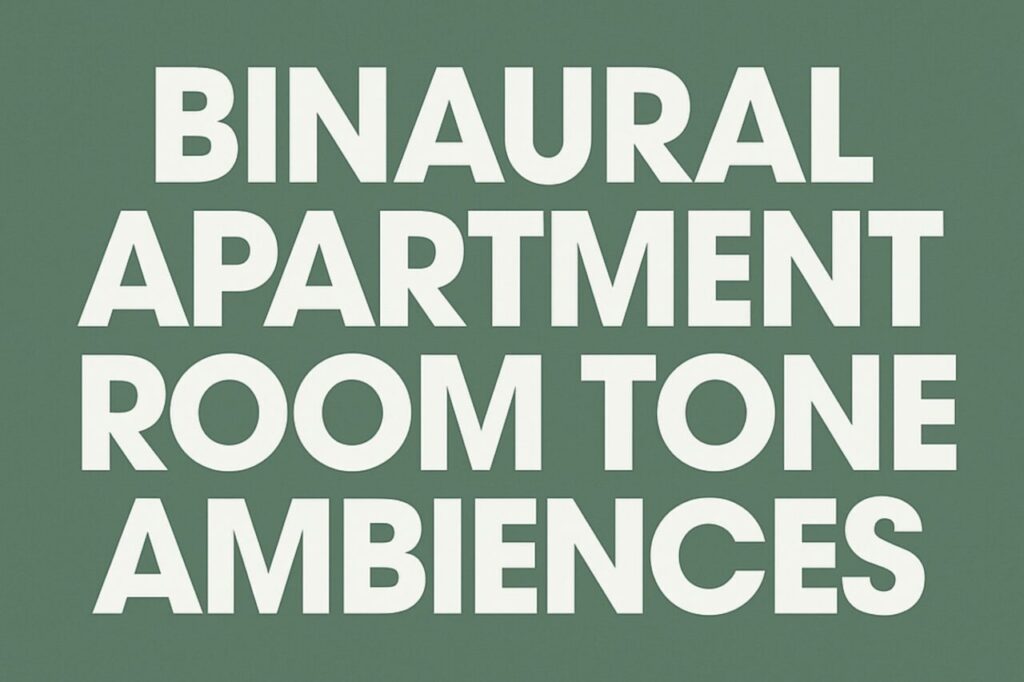 Binaural Room Tones   Audio Sound FX   Unity Asset Store