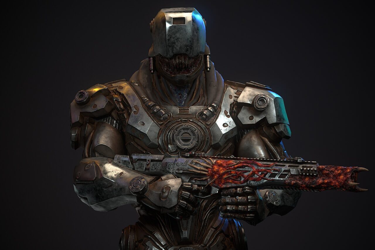 Biomechanical Cyborg Characters Unity Asset Store