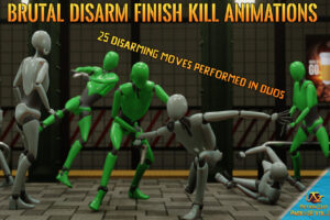 Brutal Disarm Finish Kills animations Motion Cast 28 Vol.2   3D Animations   Unity Asset Store