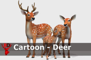 Cartoon Deer   Characters   Unity Asset Store