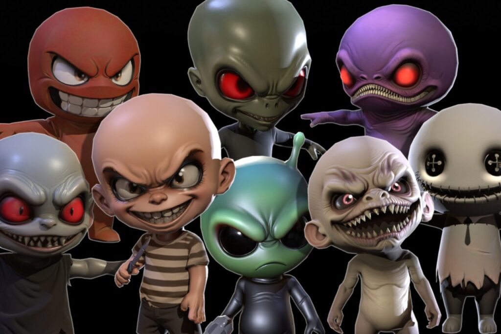 ChibiManiacPack1   3D Creatures   Unity Asset Store