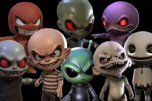 ChibiManiacPack1   3D Creatures   Unity Asset Store