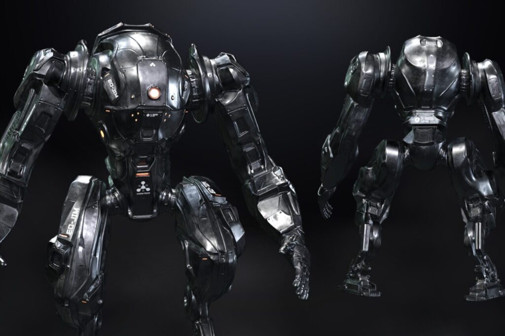 City 7 GIANT Robot5 tech.   3D Characters   Unity Asset Store
