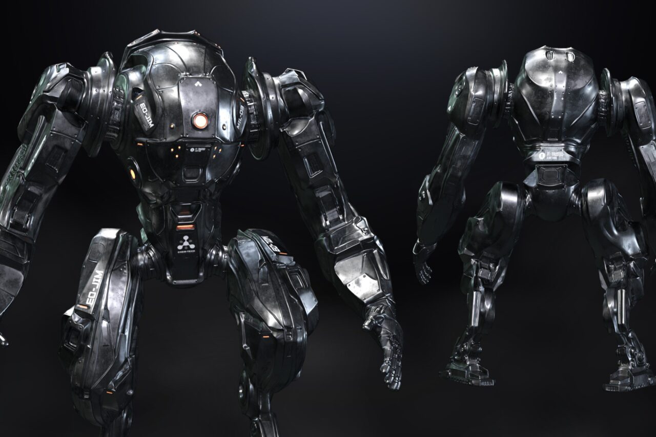 City 7 GIANT Robot5 tech. 3D Characters Unity Asset Store