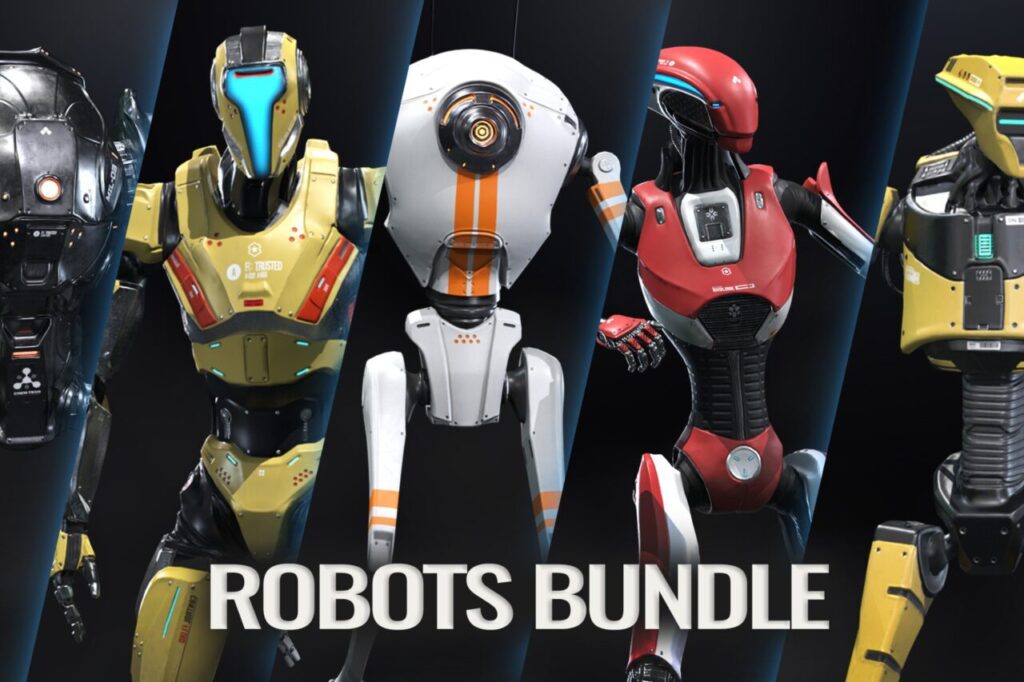 City 7 ROBOTS Bundle   3D Characters   Unity Asset Store
