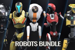 City 7 ROBOTS Bundle   3D Characters   Unity Asset Store