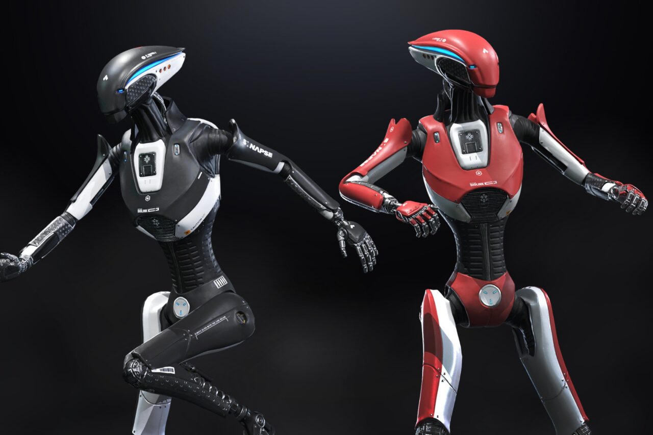 City 7 Robot2 tech. 3D Characters Unity Asset Store