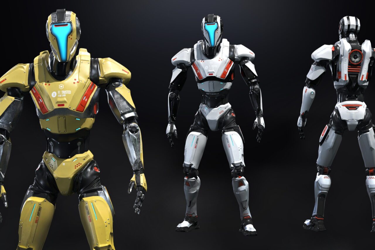 City 7 Robot3 tech. 3D Characters Unity Asset Store