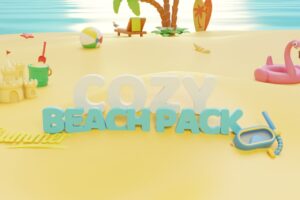 Cozy Summer Beach Pack   3D Props   Unity Asset Store