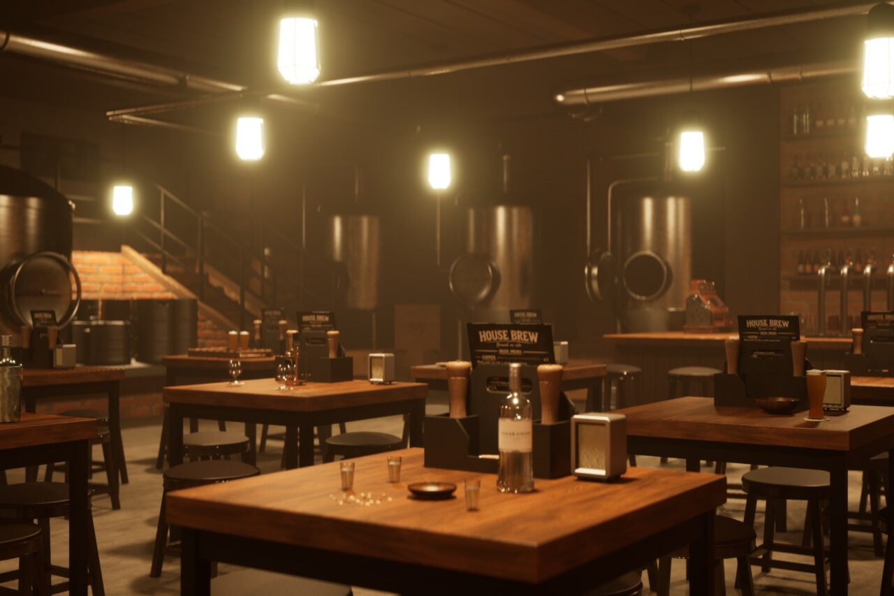 Craft Brewery Interior   3D Environments   Unity Asset Store