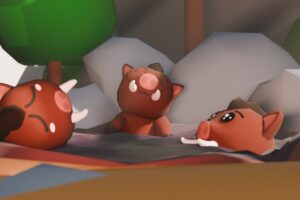 Cute low poly Boar   3D Animals   Unity Asset Store