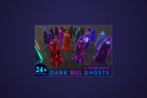 DARK Big Ghosts 3D   3D Characters   Unity Asset Store