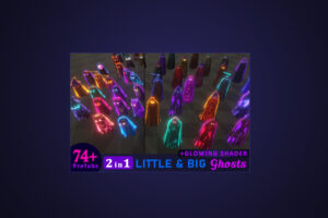 Dark Ghosts 2 in 1 PACK   3D Characters   Unity Asset Store