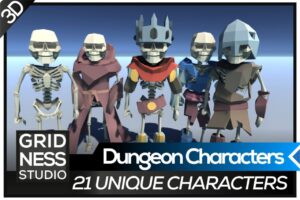 Dungeon Pack Characters   3D Characters   Unity Asset Store