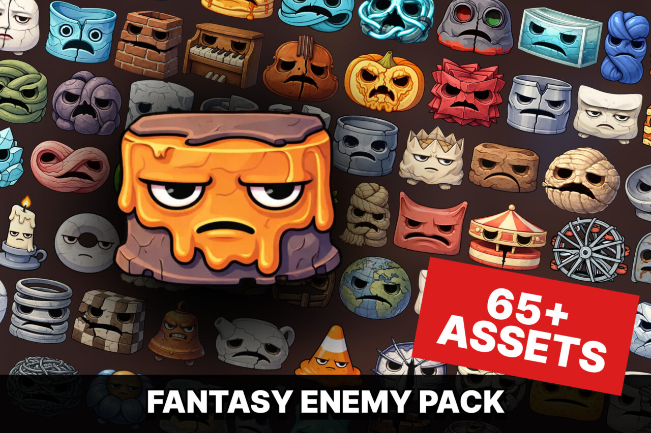 Elemental Hero Golem Enemies Battle Characters Pack for RPG Strategy Casual Game 2D Unity Asset Store