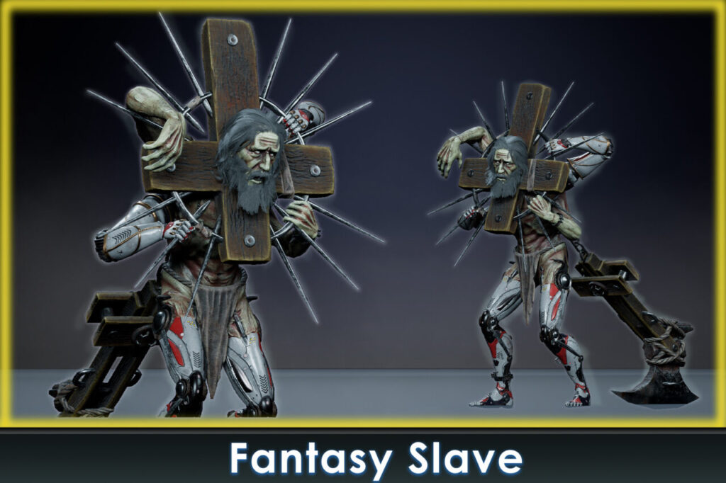 Fantasy Cyborg Slave   3D Characters   Unity Asset Store