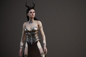 Fantasy Demones Girl   3D Characters   Unity Asset Store