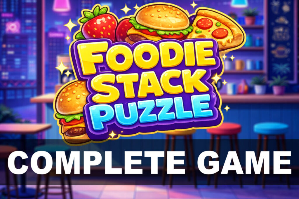 Foodie Stack Puzzle Complete Mobile Game Template   Packs   Unity Asset Store