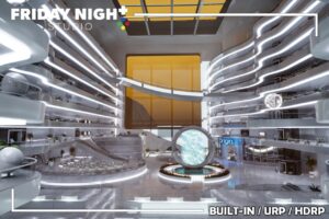 Futuristic Environment Kit Vol.1 Sci Fi Mega Mall   3D Sci Fi   Unity Asset Store