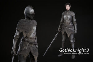 Gothic Knight 3   Characters   Unity Asset Store