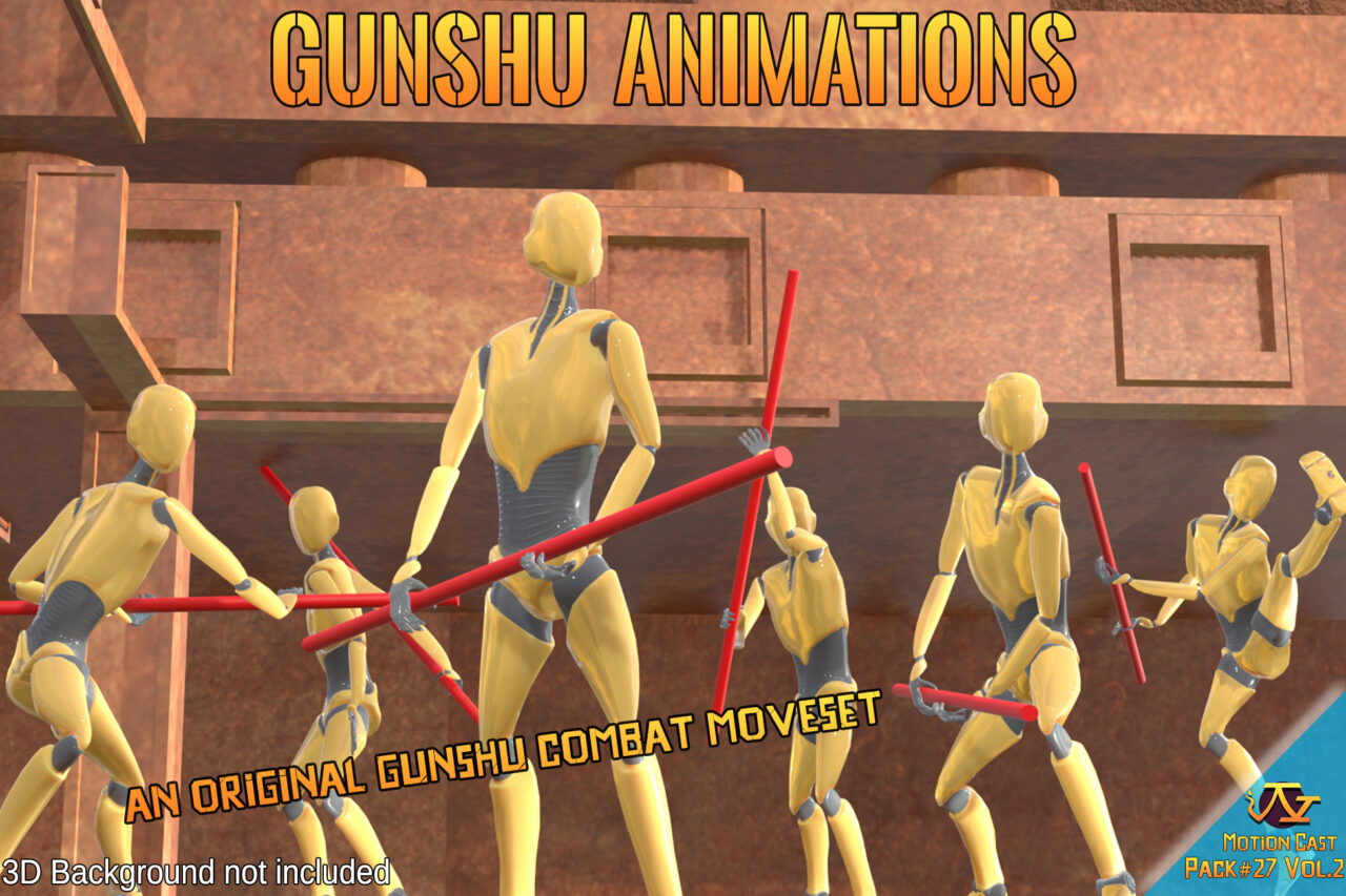 Gunshu animations Motion Cast 27 Vol.2   3D Animations   Unity Asset Store