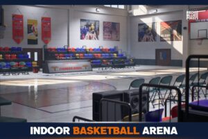 Indoor Basketball Arena   3D Props   Unity Asset Store