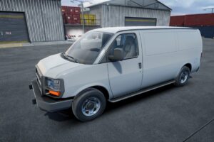 Industrial american van   3D Vehicles   Unity Asset Store