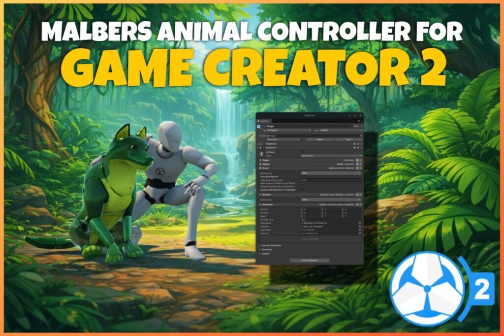 Integration of Malbers Animal Controller into Game Creator 2   Integration   Unity Asset Store