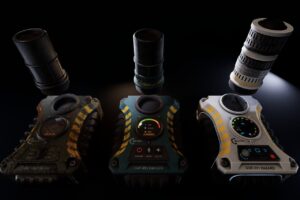 Modern upgradeable Geiger Counter Pack PBR   3D Tools   Unity Asset Store