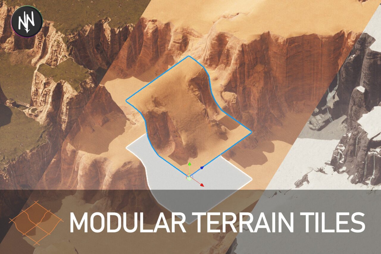 Modular Terrain Tiles 3D Environments Unity Asset Store
