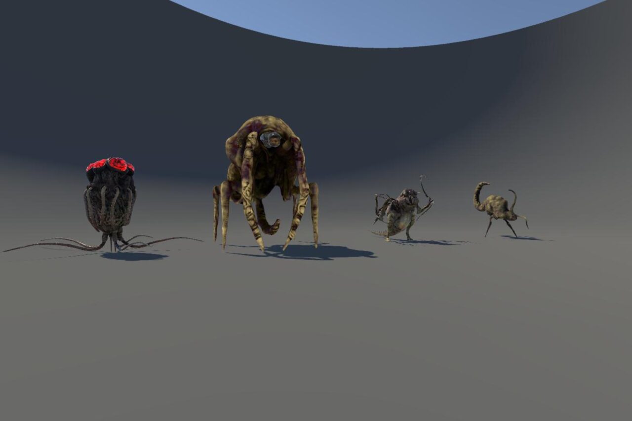 MonstersPack 5 3D Creatures Unity Asset Store