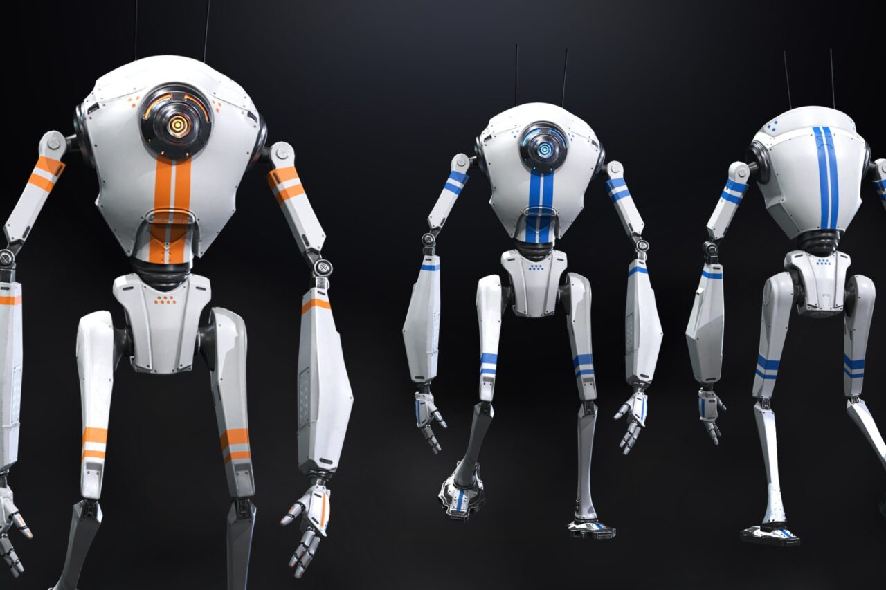 P BOT City 7 Robot4 tech.   3D Characters   Unity Asset Store