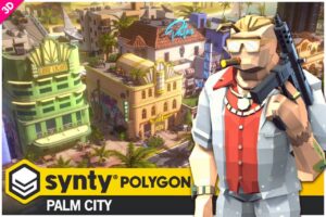 POLYGON Palm City Art by Synty   3D Urban   Unity Asset Store