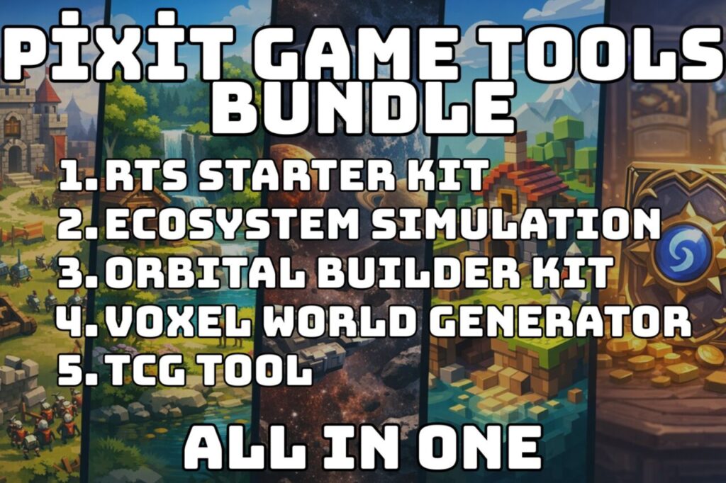 Pixit Complete Tools Bundle   Game Toolkits   Unity Asset Store