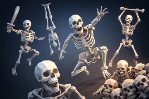 PolyArt Series Skeletons   3D Props   Unity Asset Store