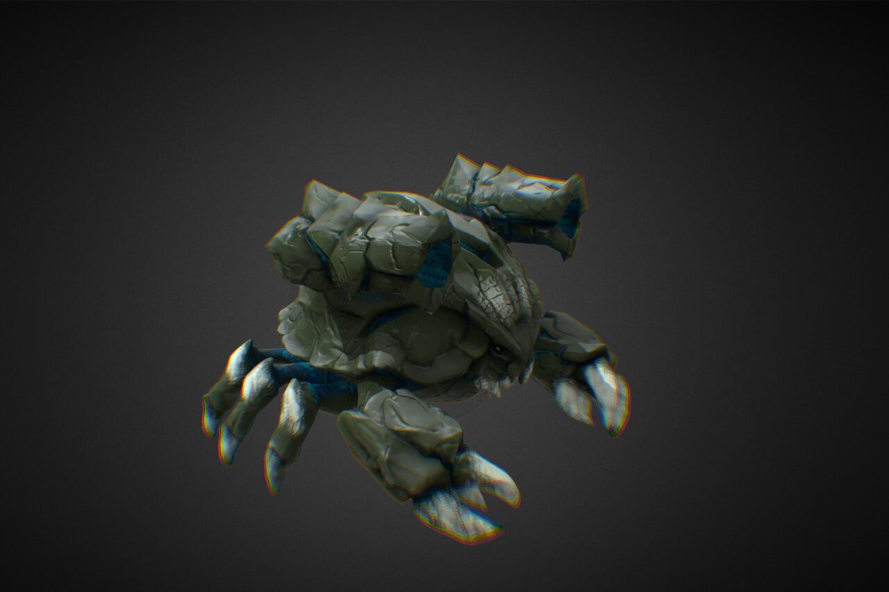 Primal Forge Rock Crab   3D Creatures   Unity Asset Store