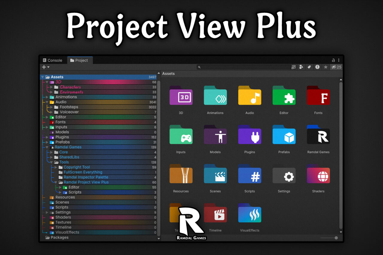 Project View Plus Utilities Tools Unity Asset Store