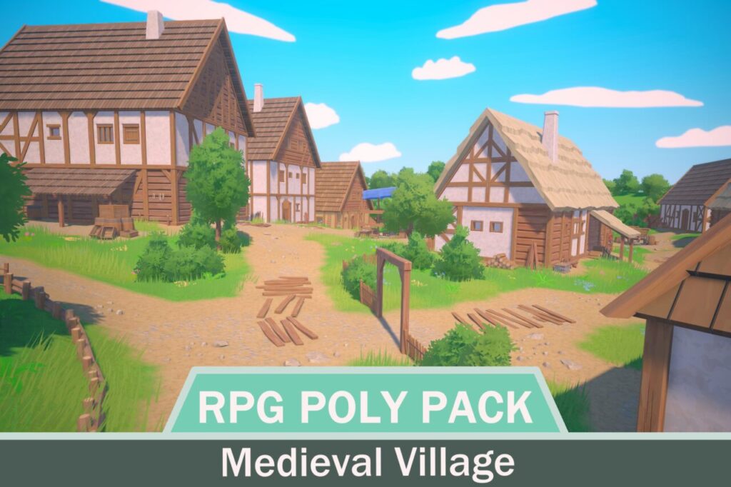 RPG Poly Pack Medieval Village   3D Historic   Unity Asset Store