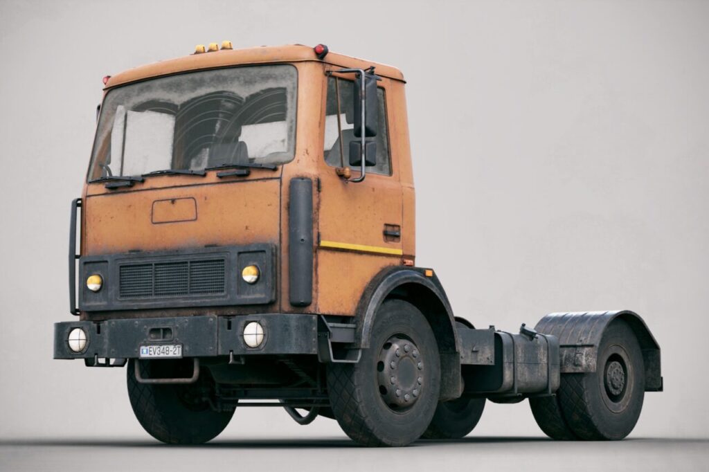Rigged Construction Truck Vehicle   3D Land   Unity Asset Store 1