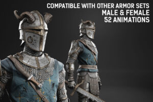 Rogue Knight Male and Female   Characters   Unity Asset Store