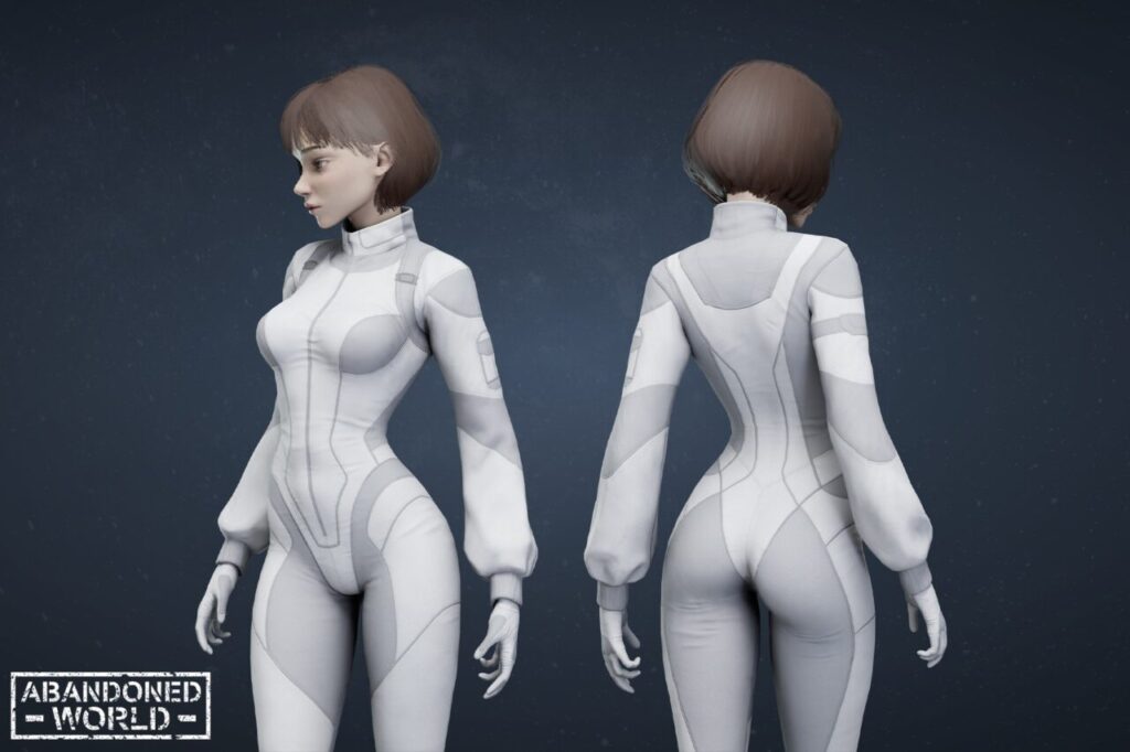 Sci Fi Girl AW   Characters   Unity Asset Store