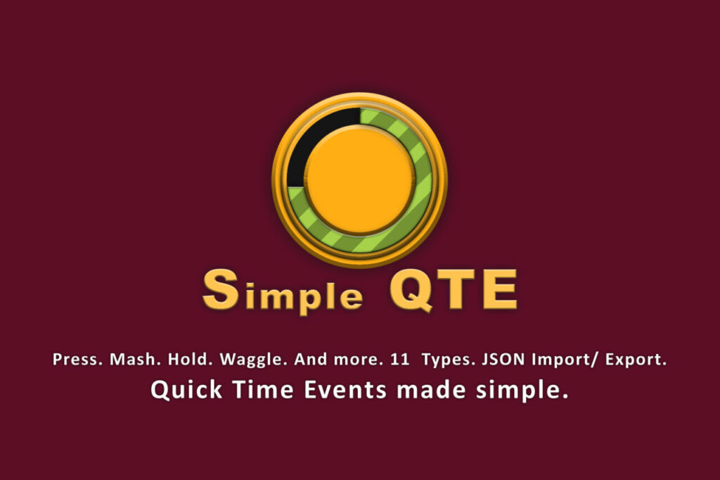 Simple QTE  Quick Time Events made easy w  JSON support 11 QTE types   Game Toolkits   Unity Asset Store