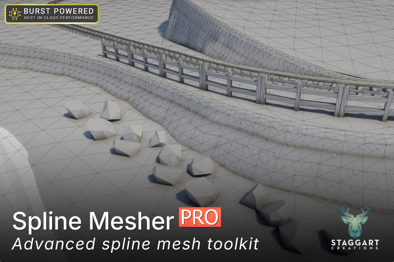Spline Mesher Pro Modeling Unity Asset Store